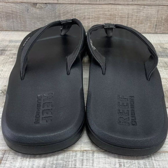 Reef Mens Cushion contoured Black Sandals | Mens Size 8 - Picture 6 of 7
